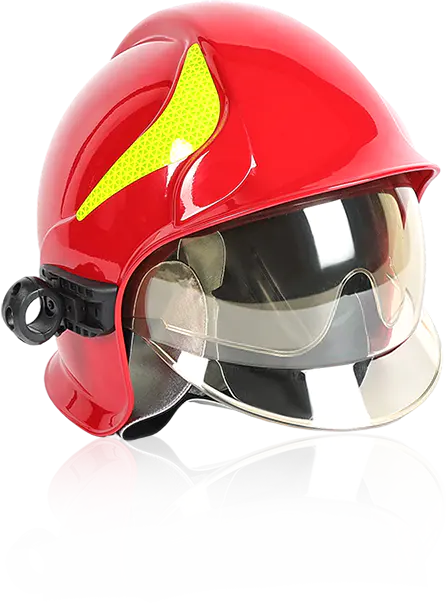 Série de casques de pompier
