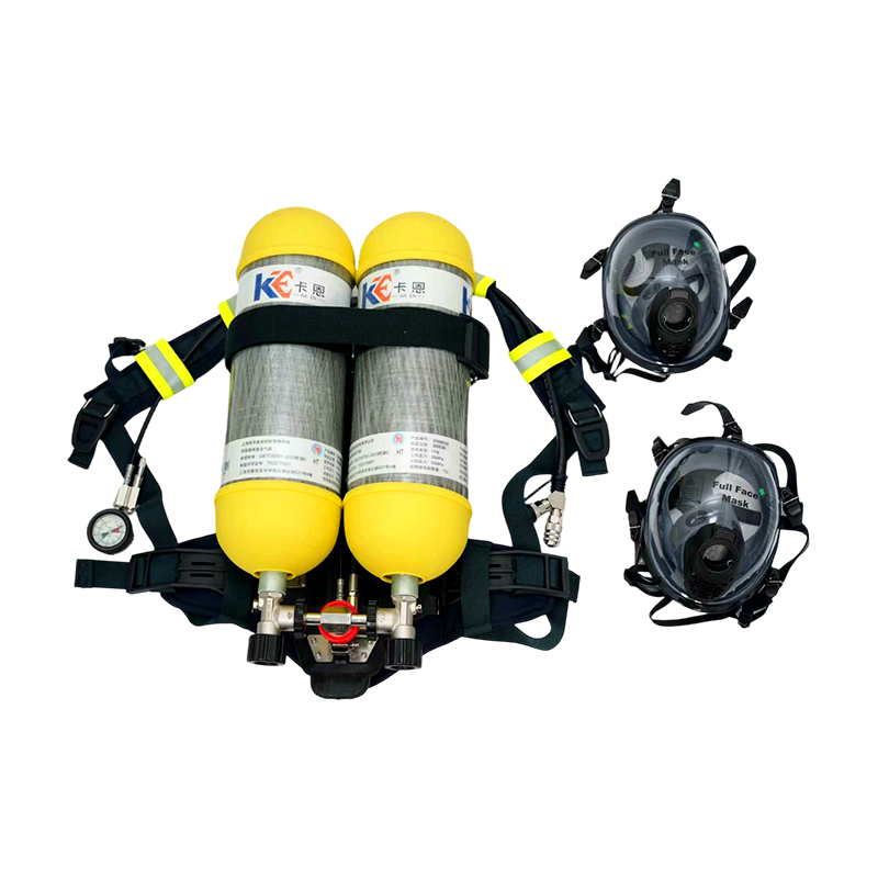 Appareil respiratoire à pression positive en Fiber de carbone à double cylindre RHZK-6.8L